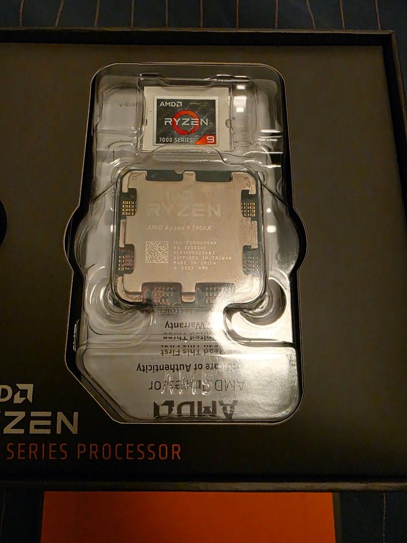 AMD Ryzen 9 7900X 7000 Series Processor (Category: Computer Parts) located in Manila. Submitted by philip0108 (Listing ID 1457278643, Image 2). Description: Selling my old CPU, AM5 Ryzen 9 7900X. Because I just upgraded to a Ryzen 9 9950X3D. .