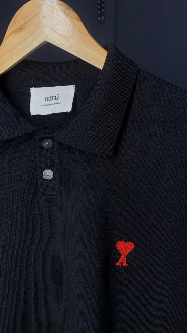 AMI Knitted Polo (Category: Tshirts & Polo Shirts ) located in Davao. Submitted by reclaimed_ph (Listing ID 1457272869, Image 2). Description: - Size XXL on tag - 23 x 26 (stretchy) - 10/10 Color rate - Excellent Condition (almost new) - No issue.