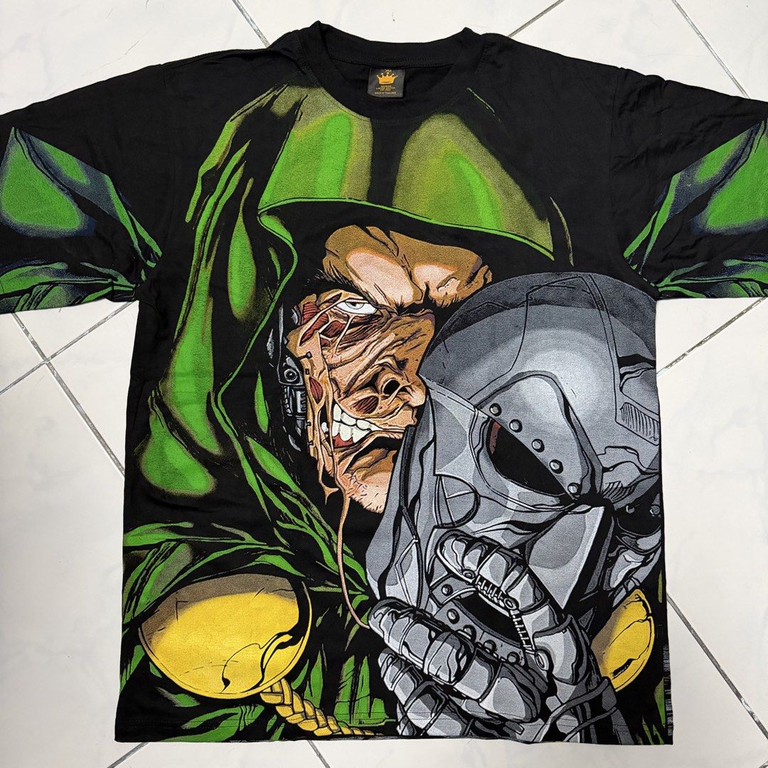 AOP Doctor Doom Shirt (Category: Tshirts & Polo Shirts ) located in Balanga. Submitted by thefabulouscatalog (Listing ID 1457142666, Image 1). Description: Crown Tag Dimes: 22.5x29 Size L No issue All items nego. Tawad lang kayo mga boss 🙏.