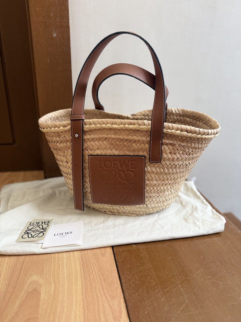 Authentic Loewe Basket Tote (Category: Luxury Bags & Wallets) located in Davao. Submitted by hoardshopdavao (Listing ID 1457151801, Image 2). Description: Guaranteed authentic! With dustbag and cards only. Pasabuy from Italy. No other inclusions, when in doubt don’t buy. 😊.