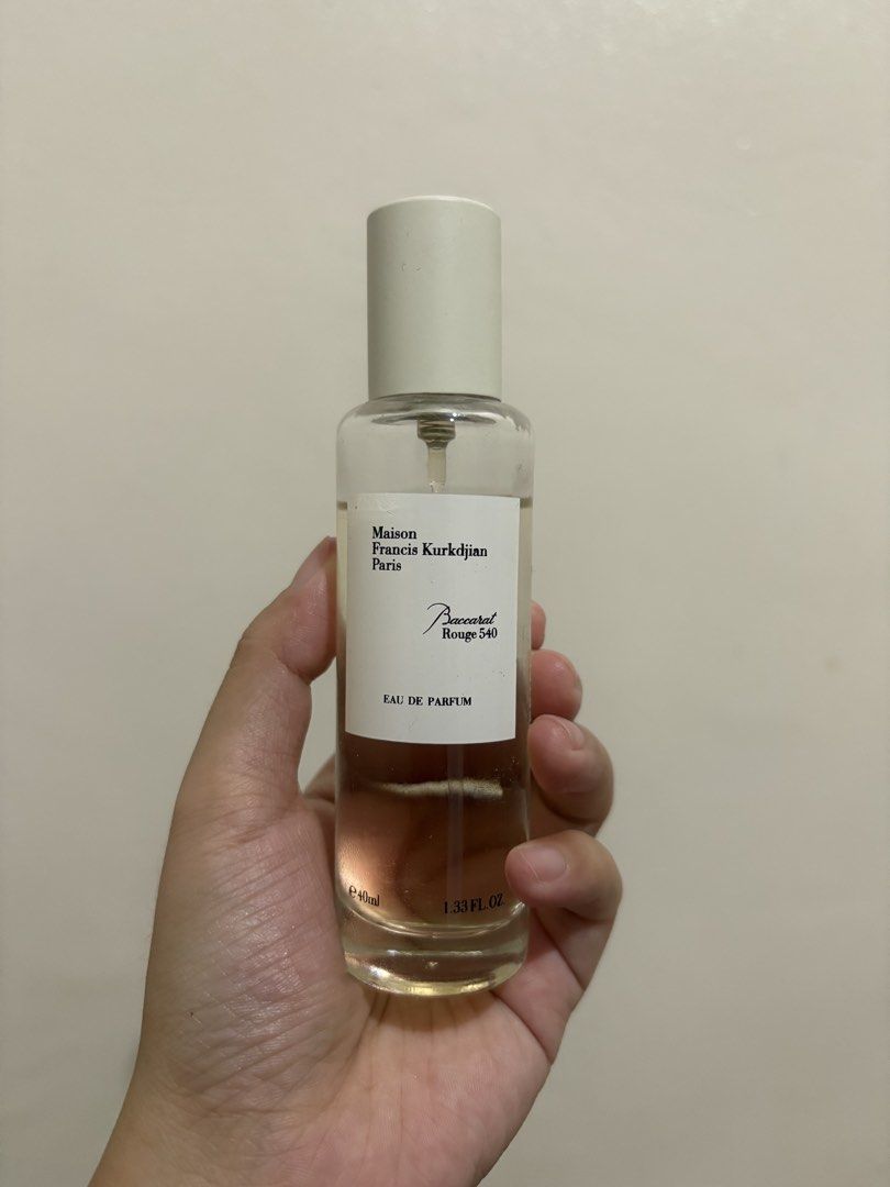 baccarat rouge 540 eu de parfum (Category: Fragrance & Deodorants) located in Marilao. Submitted by lovely.loot (Listing ID 1457307452, Image 1). Description: 40 ml 80% full.