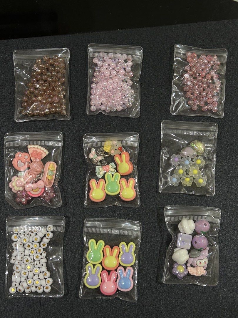 Beads and Charms | TAKE ALL (Category: Craft Supplies & Tools) located in Paranaque City. Submitted by _cloudedcart (Listing ID 1457303745, Image 1). Description: - left over from the bracelet making phase TAKE ALL + case and packaging !!.