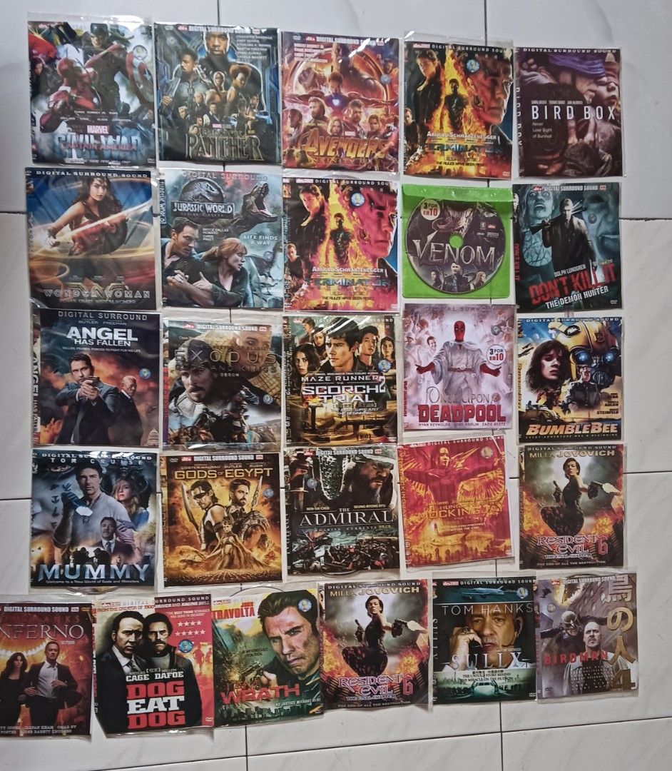 Bundle Collection (Category: CDs & DVDs) located in Singapore. Submitted by jjey21 (Listing ID 1457192604, Image 1). Description: $3 each.