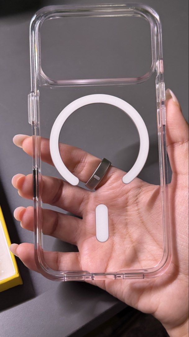 BUNDLE: Rhinoshield Clear Case for iPhone 17 Pro (not Max) , MagSafe (Category: Cases & Sleeves) located in Paranaque City. Submitted by alyssers (Listing ID 1457195963, Image 2). Description: Rhinoshield Clear Case bundle for iPhone 17 Pro (not max)! • 2 cases • plain clear doesn’t have box, previous owner threw it out. Signs of normal usage :) • Moroccan mosaic barely used, has hydrogel from previous owner. Also has receipt • previous owner of 