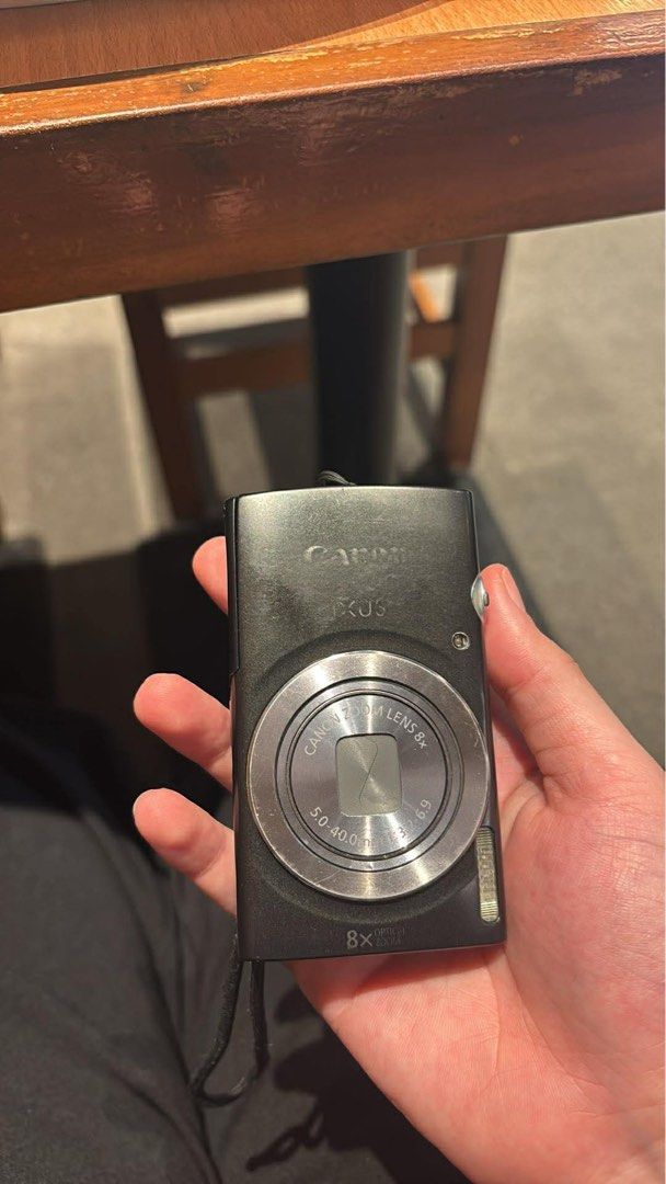 Canon Ixus 160 (Category: Cameras) located in Pasig City. Submitted by aagafe_ (Listing ID 1457287488, Image 1). Description: 𝙎𝙋𝙀𝘾𝙎: ✿⁠20MP 1/2.3" CCD Image Sensor ✿⁠DIGIC 4+ Image Processor ✿⁠Canon 8x Optical Zoom Lens ✿⁠28-224mm (35mm Equivalent) ✿⁠2.7" 230k-Dot LCD Monitor ✿⁠HD Video Recording at 25p ✿⁠ISO 1600 and 2.2 fps Shooting ✿⁠ECO Mode and Help Button ✿⁠Compatible with Connect Station CS100 𝘾𝙊𝙉𝘿𝙄𝙏𝙄𝙊𝙉: 8/10 𝙄𝙎𝙎𝙐𝙀: ✿Min