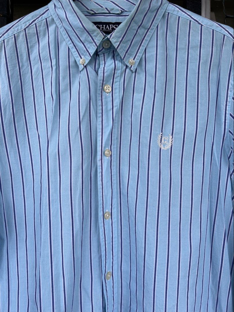 Chaps Button Down Collar Shirt (Category: Formal Shirts) located in Cavite. Submitted by slumbermanila (Listing ID 1457144287, Image 3). Description: Chaps Button Down Collar Shirt in good condition see photos for right measurements .