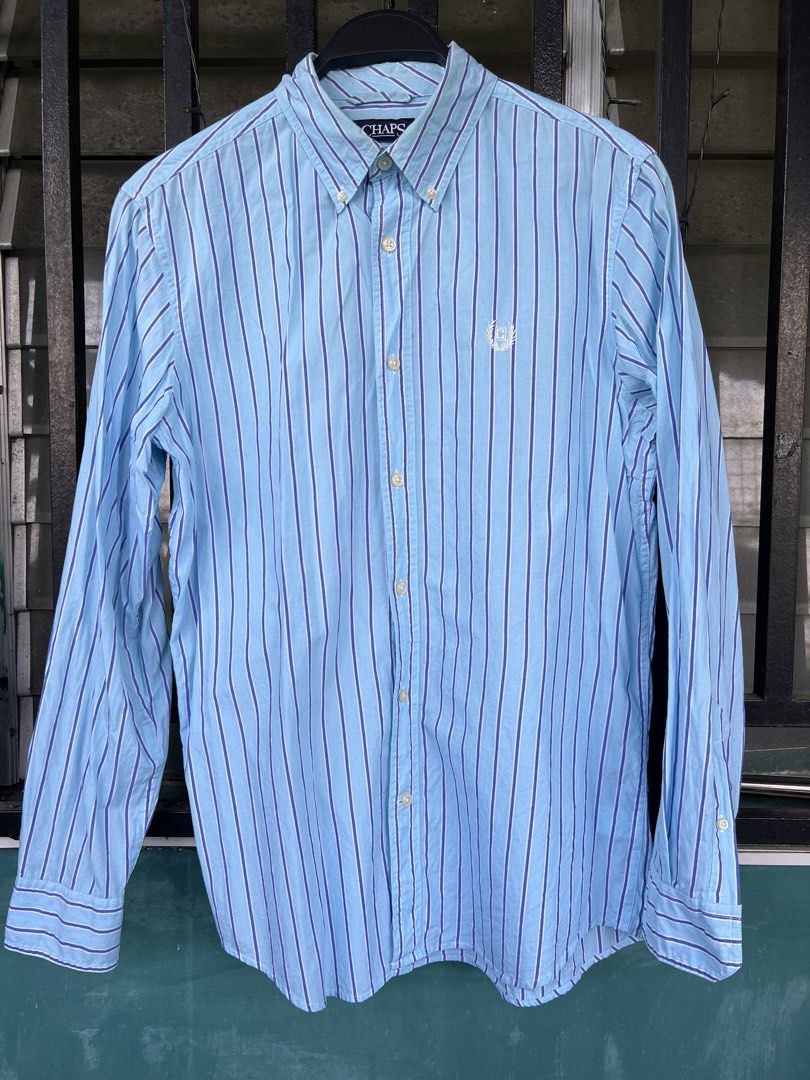 Chaps Button Down Collar Shirt (Category: Formal Shirts) located in Cavite. Submitted by slumbermanila (Listing ID 1457144287, Image 1). Description: Chaps Button Down Collar Shirt in good condition see photos for right measurements .