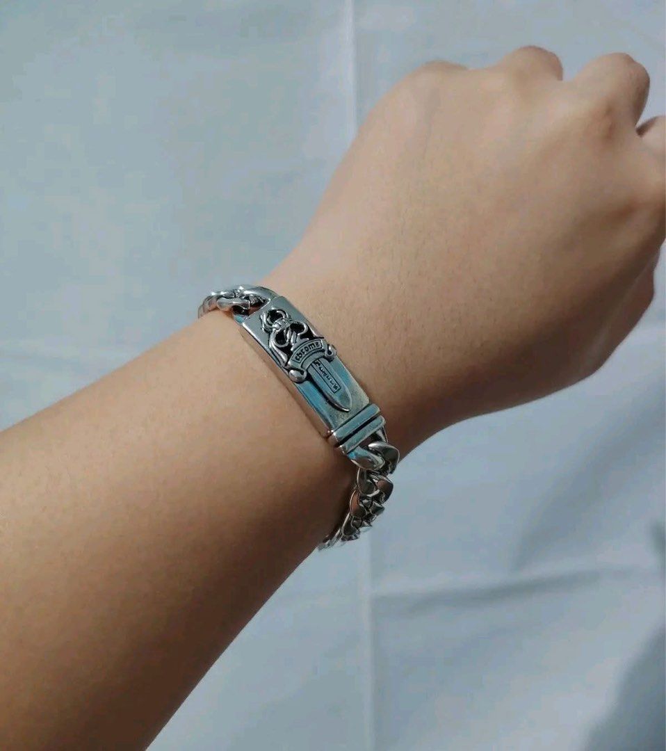 Chrome Hearts Bracelet 20cm (Category: Bracelets) located in Manila. Submitted by thrifty_cool (Listing ID 1457147895, Image 1). Description: with stamp and medyo heavy siya authtenticity not guaranteed .