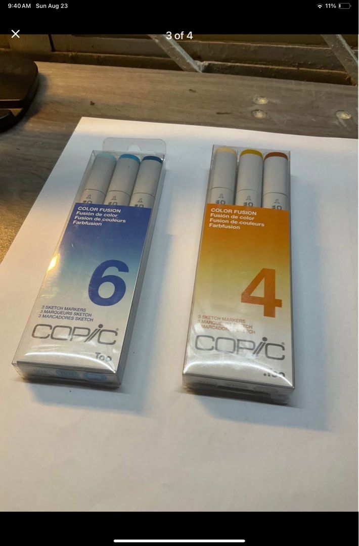 Copic sketch markers Las Pinas (Category: Craft Supplies & Tools) located in Las Pinas. Submitted by janucarlo (Listing ID 1457148319, Image 3). Description: Slightly used Ilang beses lang nagamit.