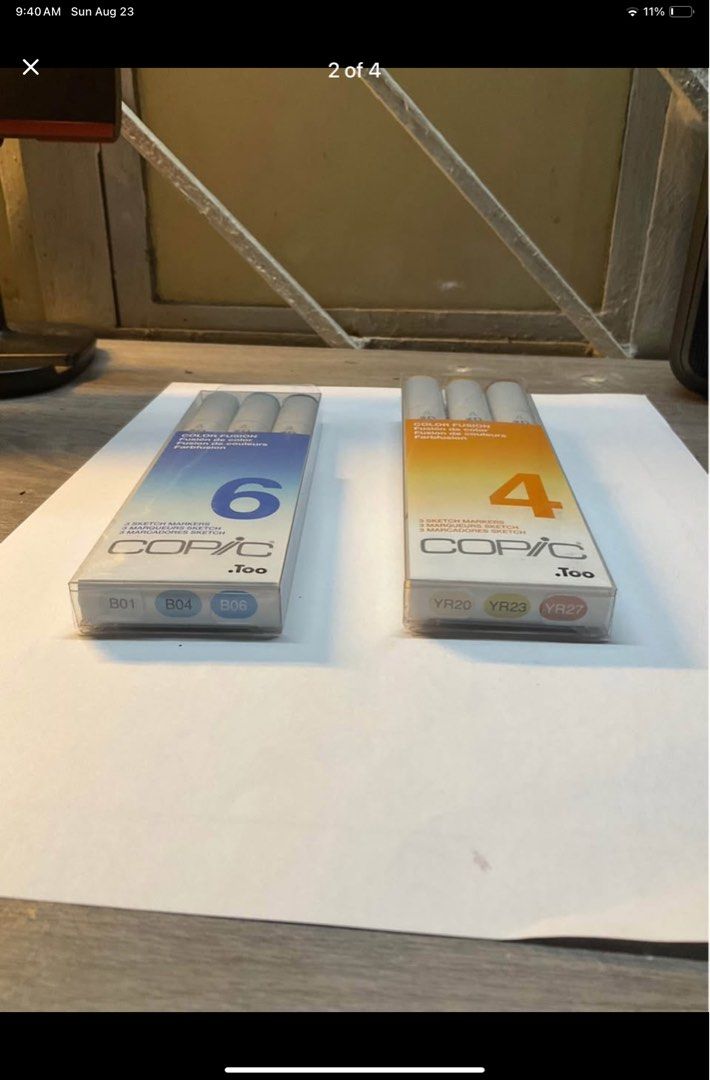 Copic sketch markers Las Pinas (Category: Craft Supplies & Tools) located in Las Pinas. Submitted by janucarlo (Listing ID 1457148319, Image 2). Description: Slightly used Ilang beses lang nagamit.