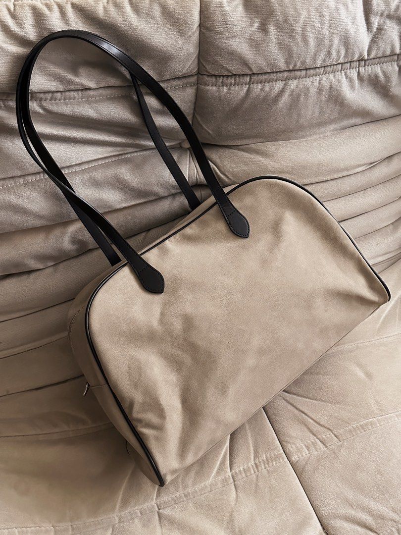 CRYING TOOL Suede Beige Bag (Category: Tote Bags) located in Manila. Submitted by mrflyboy (Listing ID 1457269850, Image 1). Description: Crying Tool Suede Beige Bag -bought this during my China trip.