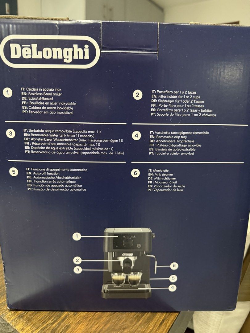 DeLonghi STILOSA (Category: Coffee Machines & Makers) located in Quezon City. Submitted by goodstuffsssssph (Listing ID 1457165338, Image 3). Description: BRANDNEW DELONGHI STILOSA .