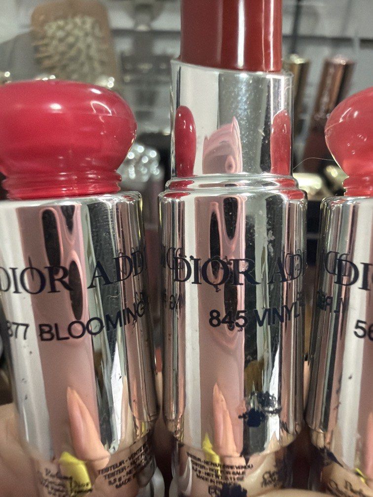 Dior Tester Lipsticks Set (Category: Makeup) located in Bulacan. Submitted by karisma_noverra (Listing ID 1457272190, Image 2). Description: Selling as a set I dont like the colors Pls take note these are used bawal sa maarte pls Sure buyers only. Wala ako time makipagtawaran sorry.