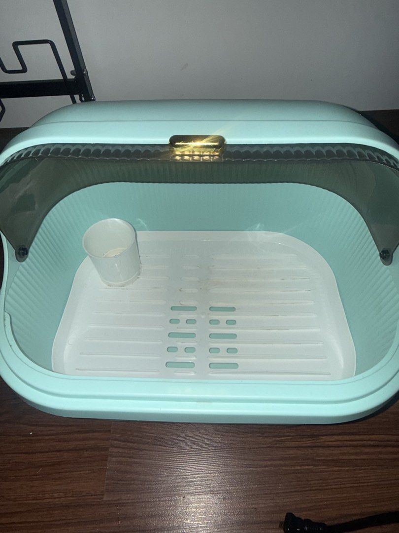 Dish Rack Organizer (Category: Food Organization & Storage) located in Quezon City. Submitted by sjaya.abella (Listing ID 1457190369, Image 2). Description: Very negotiable price Teal color Can fit alot! Shipping near Welcome Rotonda, QC.