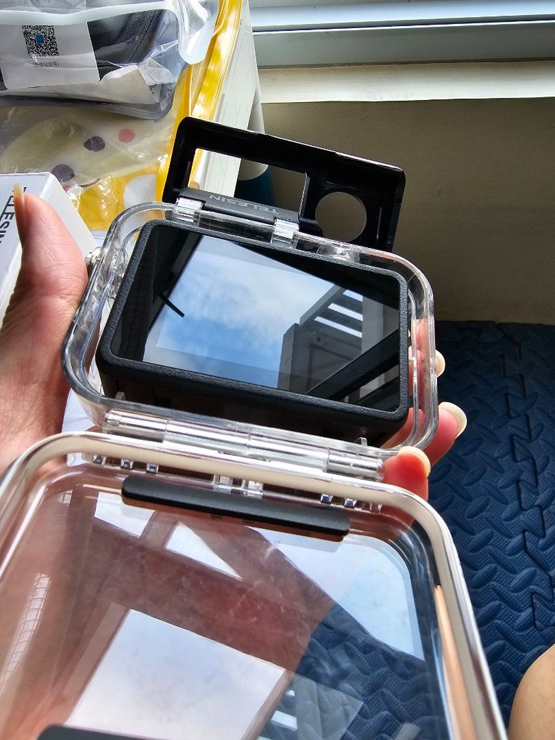 DJI Osmo Action 4 Accessories Bundle (Category: Cameras) located in Taguig. Submitted by mayari63 (Listing ID 1457231308, Image 2). Description: - Complete Telesin accessory bundle for DJI Osmo Action 4 - Includes: Waterproof Case, Chest Mount Harness, Protective Frame - Also includes various small parts for added functionality - Ideal for capturing all your adventures and action shots - High-quality accessories from Telesin Usage: Primarily used