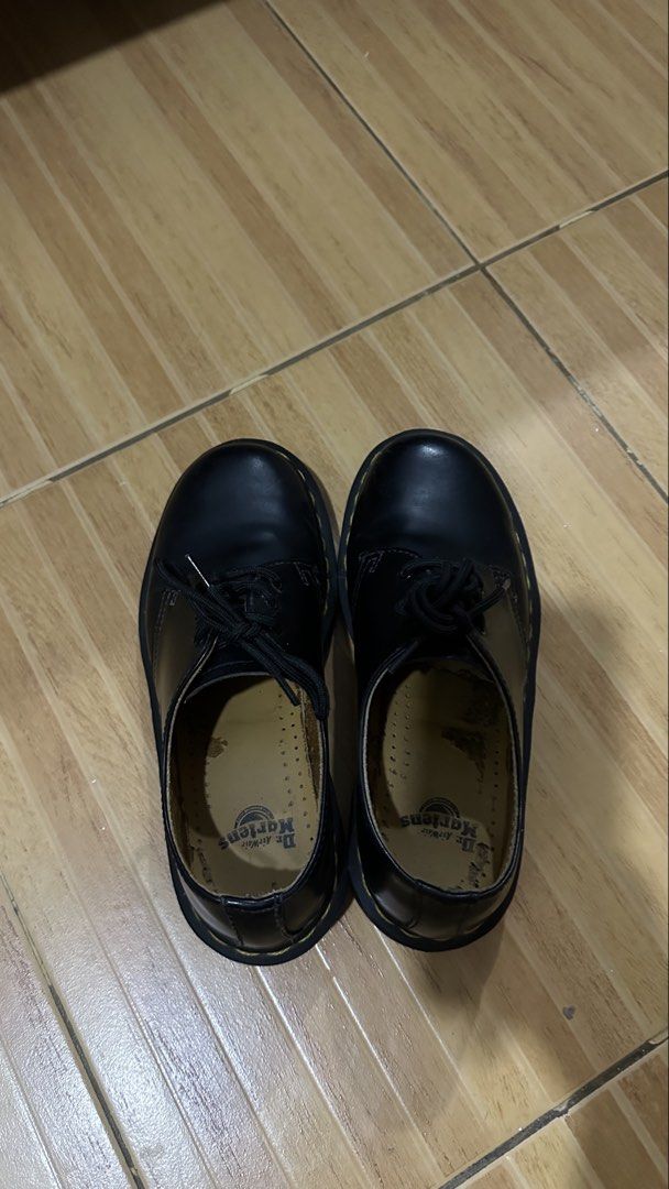 Dr. Martens 1461 Black | UK 4 | Authentic (Category: Boots) located in Muntinlupa City. Submitted by pgba_ (Listing ID 1457280416, Image 3). Description: Authentic Dr. Martens 1461 UK 4 / US 5 M UK 5 / US 6.5 W Condition: Pre-loved, with noticeable interior wear — scuffing, discoloration, and some peeling on the insoles. Still intact and wearable. Please see photos for actual condition. RFS: No longer used Negotiable! :).