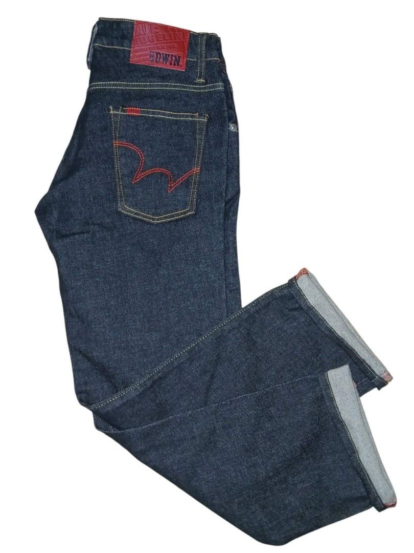 EDWIN SELVEDGE PANTS (Category: Jeans) located in Legazpi City. Submitted by the_rags_selextors (Listing ID 1457215560, Image 3). Description: EDWIN SELVEDGE PANTS AS NEW CONDITION SIZE 27 - 28 LENGTH; 36 LEG OPENING ; 7 NO ISSUE.