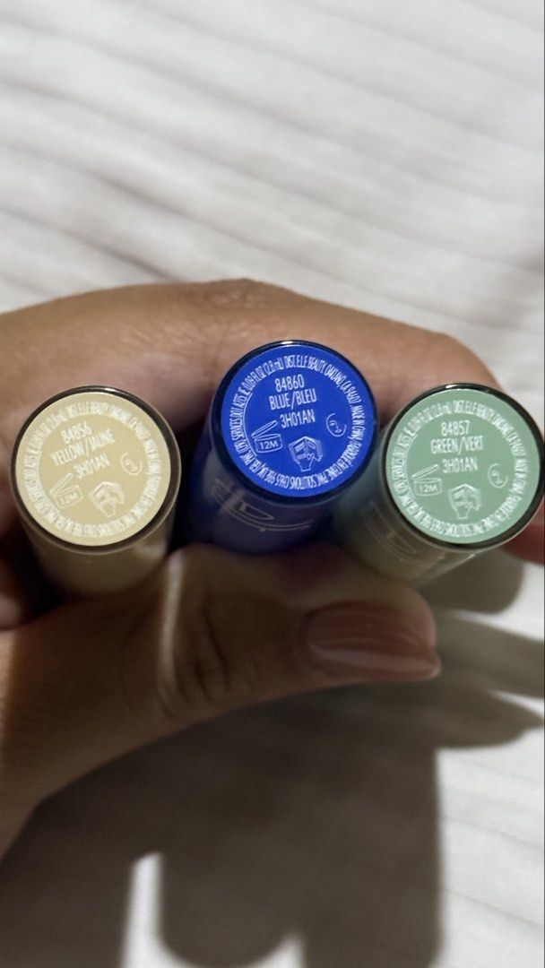 ELF Camo Color Corrector Set (1000 for 3) (Category: Makeup) located in Cebu City. Submitted by mariatan16 (Listing ID 1457302706, Image 3). Description: ELF Camo Color Corrector Set = 1000 - Legit 💯 - Slightly Used but only to swatch - Slightly Negotiable - No Joy Reservations RFS: decluttering and rlly need of funds and i never used this and got it as a gift and I lost the box Dm if you want more pictures and if you have any questions! shippin