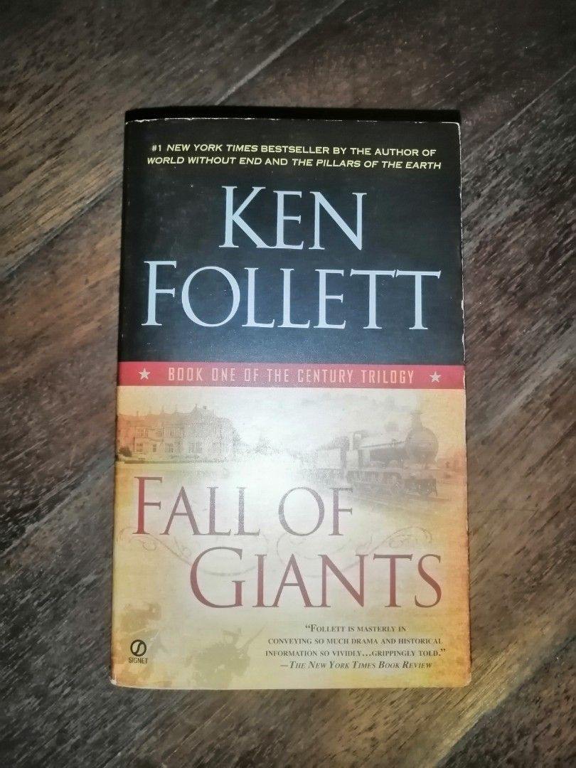 Fall of Giants by Ken Follett (Category: Storybooks) located in Makati City. Submitted by booksbymarvin (Listing ID 1457206783, Image 1). Description: For sale Paperback In good condition MOD, MOP: LBC GRAB, GCASH, BPI.