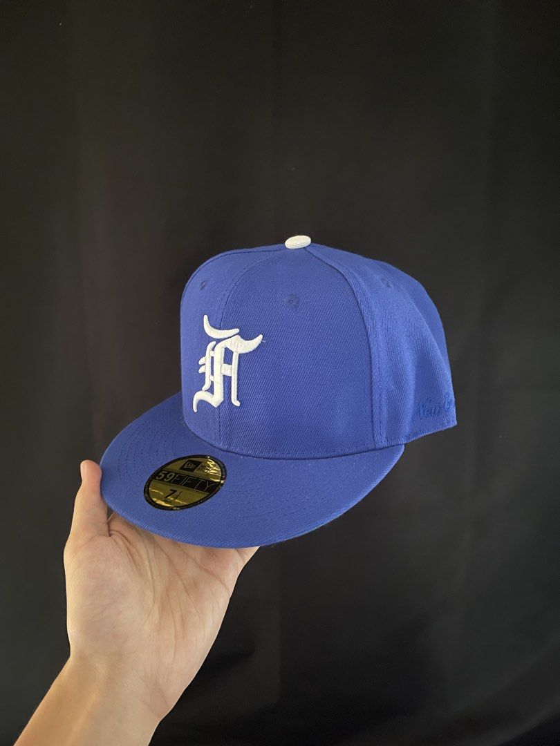 FEAR OF GOD BLUE FITTED CAP (Category: Caps & Hats) located in Mandaluyong City. Submitted by adapparelandtech (Listing ID 1457285947, Image 2). Description: FEAR OF GOD BLUE FITTED CAP 599 SIZE 7 1/4 • BRAND NEW TOP G • PAYMENT FIRST • SHIPMENT VIA JNT/LALAMOVE • RESERVATION FOR ONLY 2-3 DAYS .