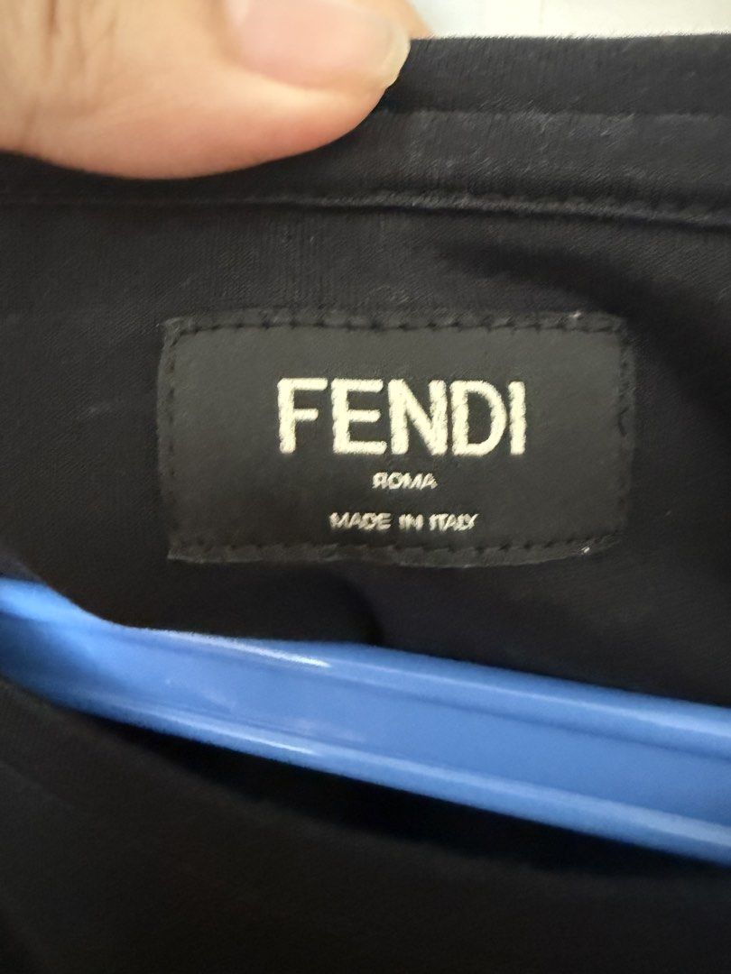 Fendi Eyes Shirt (Category: Luxury Apparel) located in Rizal. Submitted by rocellle (Listing ID 1457142428, Image 2). Description: Purchased in France Size 52 on tag .