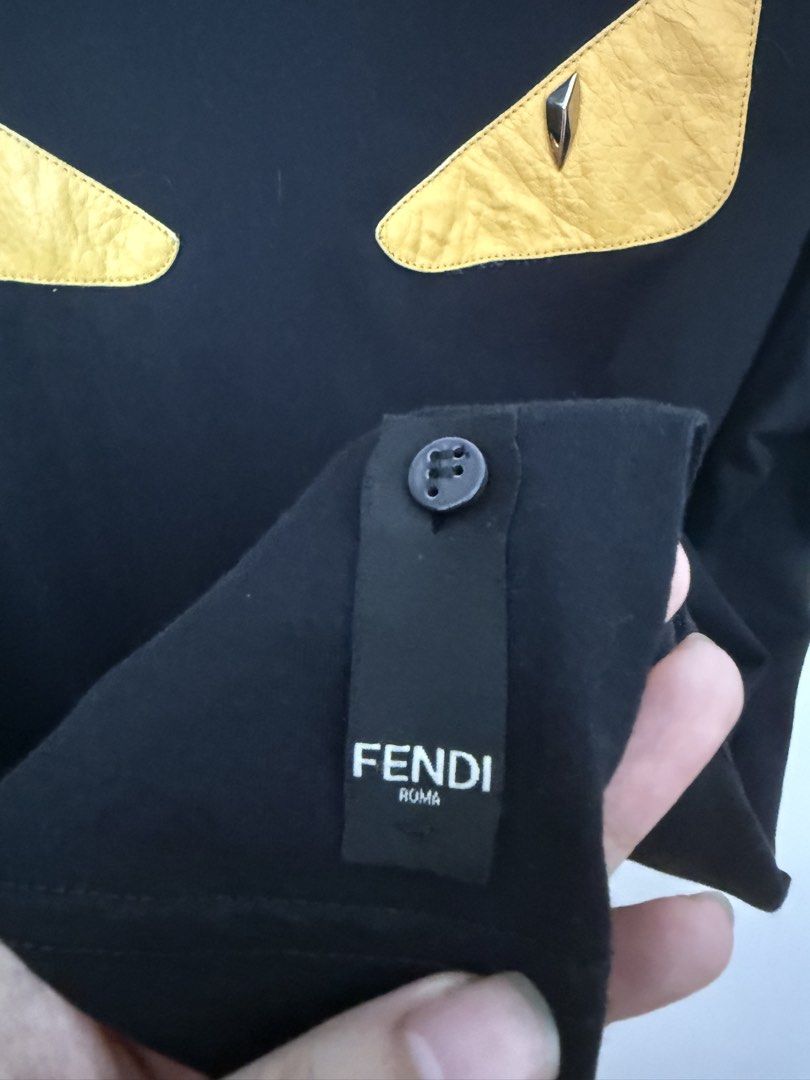 Fendi Eyes Shirt (Category: Luxury Apparel) located in Rizal. Submitted by rocellle (Listing ID 1457142428, Image 3). Description: Purchased in France Size 52 on tag .