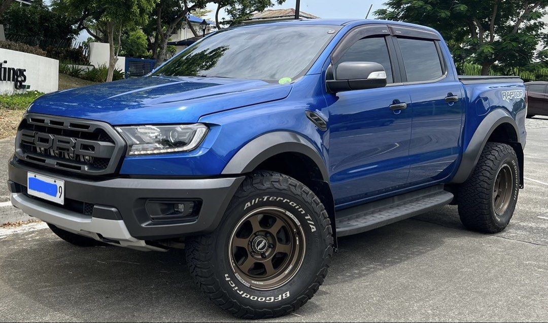 Ford Ranger Raptor 4x4 Auto (Category: Used Cars) located in Manila. Submitted by trendiholic (Listing ID 1450935191, Image 2). Description: For Sale 2019 Ford Raptor 4x4 Blue lightining 52k odo Complete Papers Well Maintained w/ casa receipts Last PMS for 51k mileage @ Ford Laguna Aug. 8, 2026 No issues / Ready for long drive. Fresh Condition (Spare tire unused) No Accident Record No Alarm Original Paint Fresh In And Out Newly Replaced Timing Be
