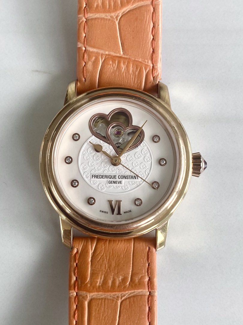 Frederique Constant Ladies Automatic Double Heart Beat (Category: Luxury Watches) located in Meycauayan. Submitted by kn_timepiece (Listing ID 1457146628, Image 3). Description: 🔥🔥 Low Price Deal 🔥🔥 Frederique Constant Ladies Automatic Double Heart Beat 𝙏𝙝𝙞𝙨 𝙞𝙨 𝙖 𝙨𝙥𝙚𝙘𝙞𝙖𝙡 𝙚𝙙𝙞𝙩𝙞𝙤𝙣 𝙬𝙖𝙩𝙘𝙝 𝙘𝙧𝙚𝙖𝙩𝙚𝙙 𝙞𝙣 𝙥𝙖𝙧𝙩𝙣𝙚𝙧𝙨𝙝𝙞𝙥 𝙬𝙞𝙩𝙝 𝙩𝙝𝙚 𝙒𝙤𝙧𝙡𝙙 𝙃𝙚𝙖𝙧𝙩 𝙁𝙚𝙙𝙚𝙧𝙖𝙩𝙞𝙤𝙣 𝙩𝙤 𝙨𝙪𝙥𝙥𝙤𝙧𝙩 𝙜𝙡𝙤𝙗𝙖𝙡