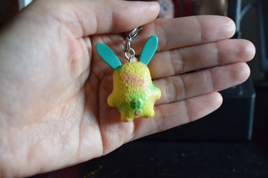 Fuggler Yellow Monster Bunny Keychain/Zipper pull (Category: Character Goods) located in Caloocan City. Submitted by lunastreasure (Listing ID 1457169242, Image 2). Description: - super cute in actual.