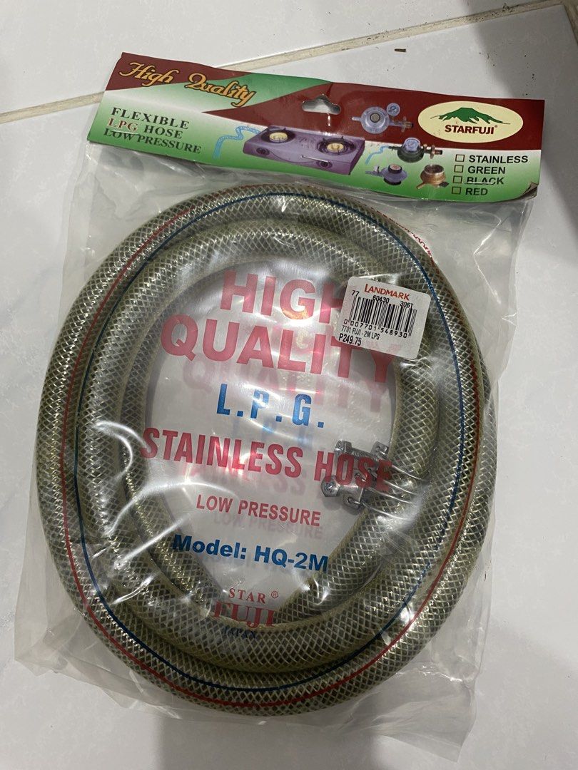 GAS STOVE, LPG REGULATOR, LPG HOSE (Category: Other Kitchenware & Tableware) located in Quezon City. Submitted by minitomy (Listing ID 1457258226, Image 3). Description: NEVER BEEN USED! ASPACK 1000 LOC: MABALACAT, PAMPANGA.