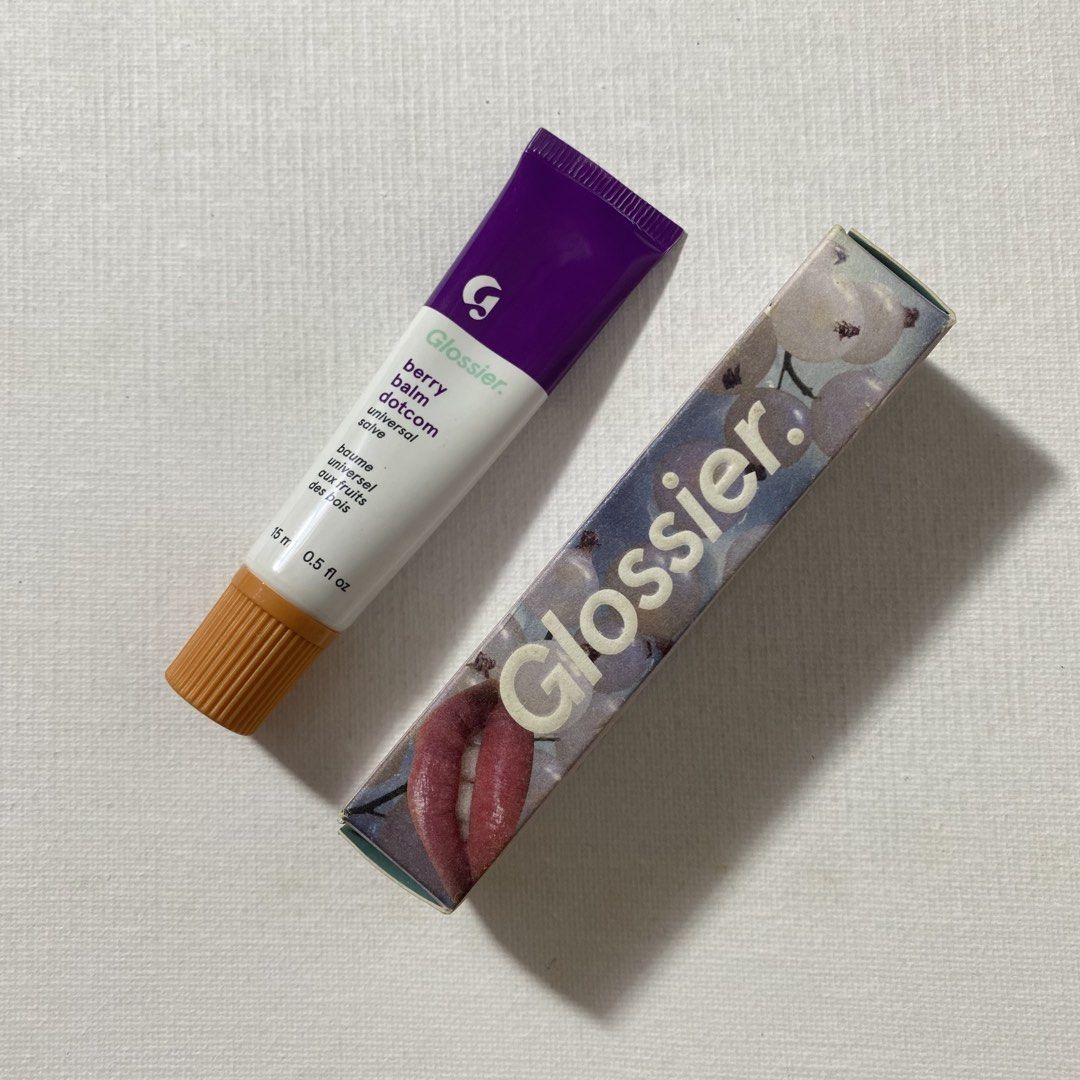 glossier balm dot com in berry (Category: Makeup) located in Manila. Submitted by twiloved (Listing ID 1457311145, Image 2). Description: 🫐 discontinued flavor, berry was officially discontinued by glossier (may 2024) 🫐 opened past the 18-month period indicated on the packaging 🫐 texture and scent remain normal at the time of listing 🫐 barely used by me; personally not a fan of the vegan formula ❕ 70% full as I discarded some of the original 