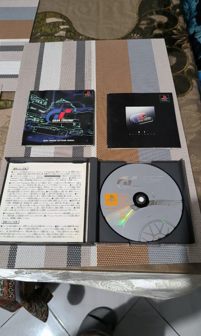 Gran Turismo PS1 Game NTSC Japanese Version (Category: PlayStation) located in Bulacan. Submitted by tripledouble532 (Listing ID 1457303755, Image 2). Description: For sale: Gran Turismo PS1 Japan version NTSC For collection With give aways ( Free ) Boxing, Billiard and Horse racing.