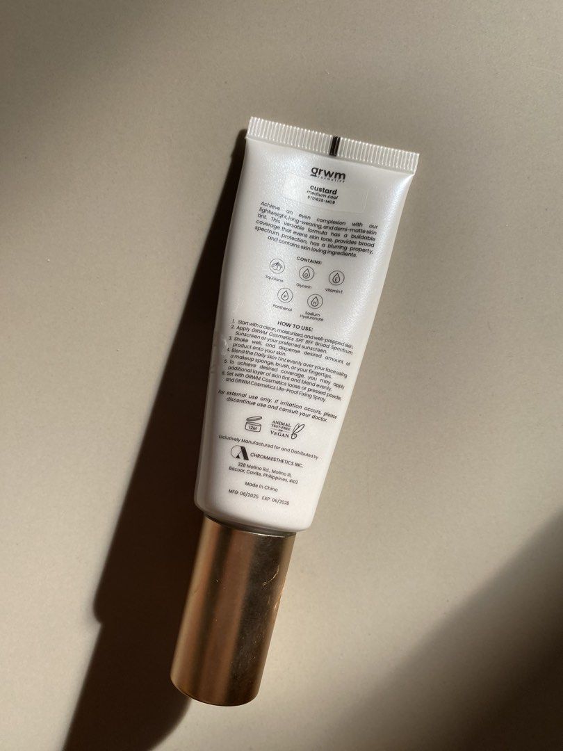 Grwm daily skin tint (Category: Makeup) located in Las Pinas. Submitted by declutteredna (Listing ID 1457218571, Image 1). Description: Around 80% full Gcash | lalamove or jnt .