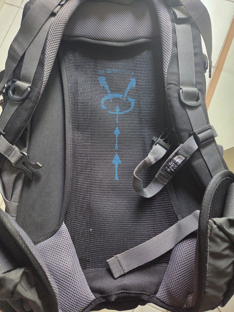 Hiking|Camping Backpack 20L (Category: Hiking & Camping) located in Makati City. Submitted by titamam (Listing ID 1457275646, Image 3). Description: Hiking Backpack 20L - Grey/Black (Kept in storage and left idle for a long time.).