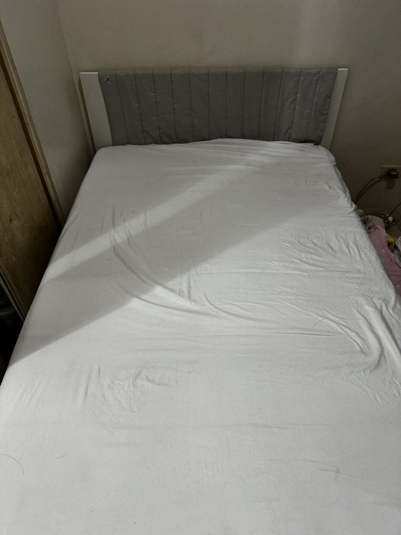 ikea bed & bed frame (Category: Bed Frames & Mattresses) located in Caloocan City. Submitted by jairahh (Listing ID 1457303197, Image 1). Description: .