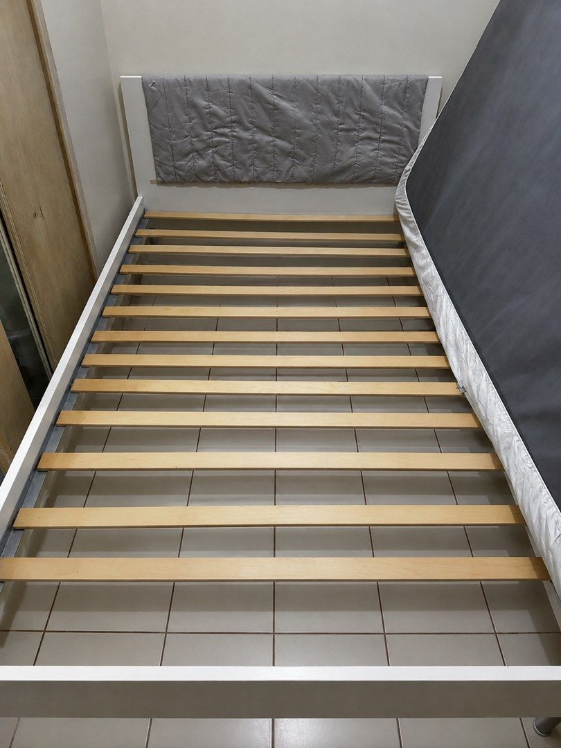 ikea bed & bed frame (Category: Bed Frames & Mattresses) located in Caloocan City. Submitted by jairahh (Listing ID 1457303197, Image 2). Description: .