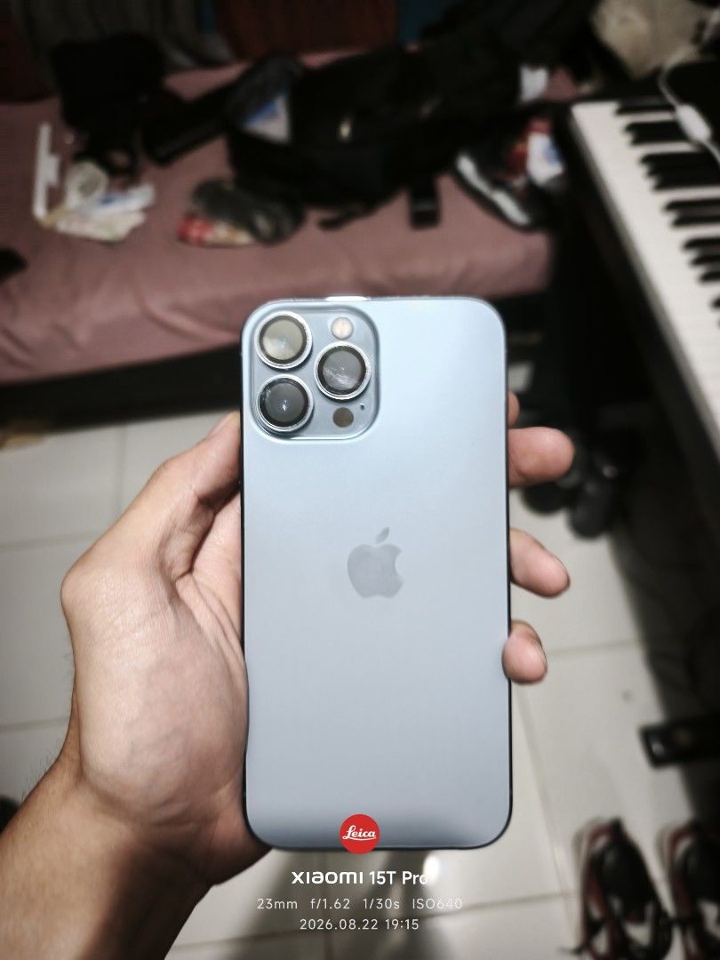 Iphone 13 Pro Max 512GB (Category: iPhone 13 Series) located in Caloocan City. Submitted by iphoneflips (Listing ID 1457204417, Image 2). Description: Iphone 13 Pro Max 512GB ZP/A Local Variant 84% Battery Health Original True Tone Working Camera working just fine Issues : - replaced oled screen high quality pa rin kayo nalang magpa IC chip transfer para mawala yung unknown part sa settings, I have the original display with the IC chip in it syie