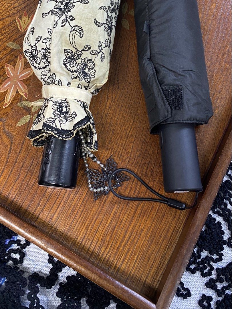 Japan folded umbrella (Category: Umbrellas) located in Caloocan City. Submitted by mzmarsz (Listing ID 1457232604, Image 1). Description: As is wer is Surplus item Not brandnew White color ana sui brand.