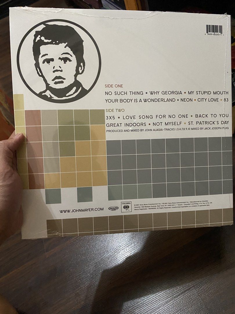 John Mayer Vinyl Record (Category: Vinyls) located in Manila. Submitted by tokirecords.ph (Listing ID 1457257221, Image 2). Description: Brandnew No issues.