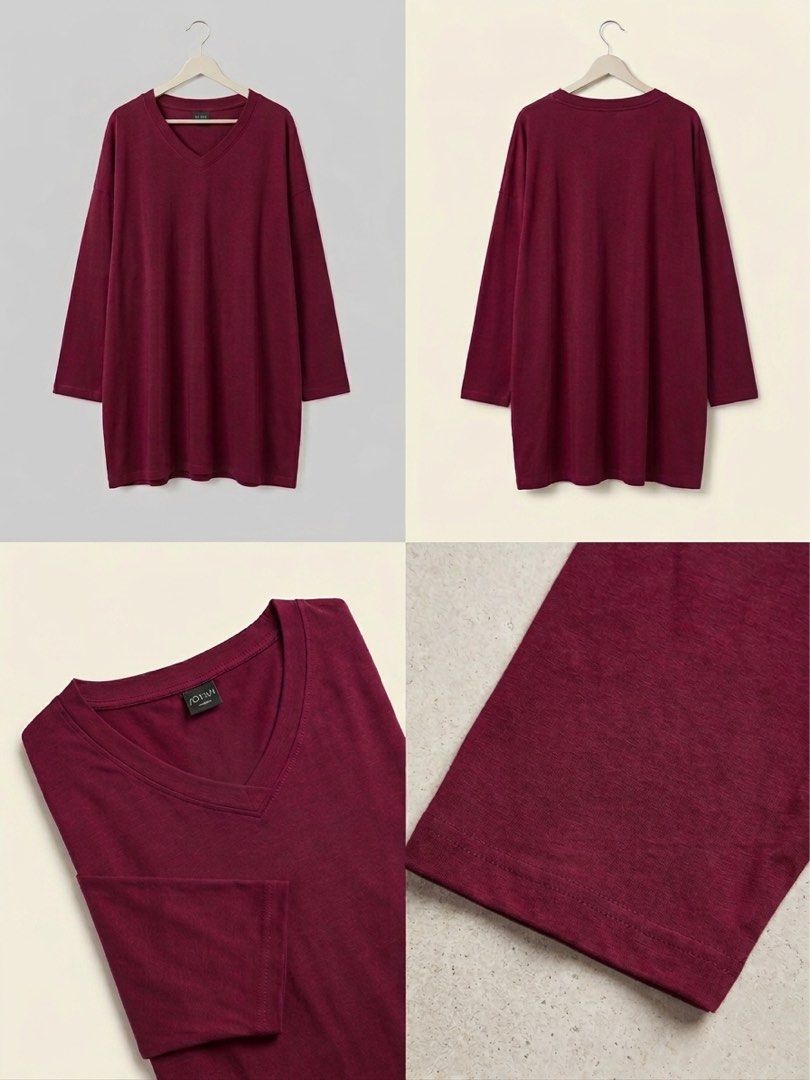Joyah Basic Top (Category: Longsleeves) located in Singapore. Submitted by blingbitzz (Listing ID 1457218176, Image 2). Description: BN (by Joyah) Joyah Basic Top (stretchable fits up to 3XL) Available Colors: Maroon & Black PTP : 75cm Length: 84cm Armhole (Flat): 30cm .