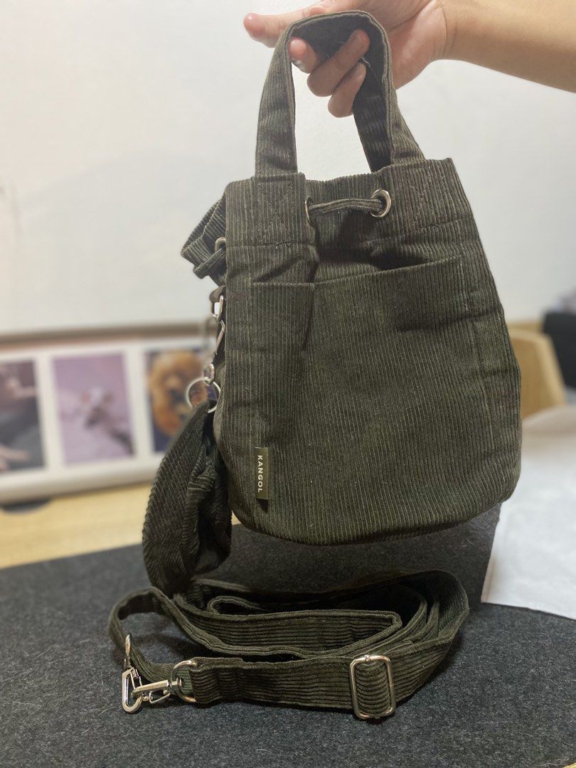 Kangol Corduroy Bucket Bag (Category: Cross-body Bags) located in Cabuyao City. Submitted by copitos (Listing ID 1457243135, Image 3). Description: .