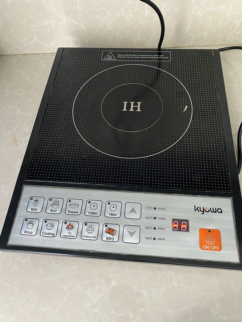 Kyowa Induction Cooker (Category: Cookers) located in Davao. Submitted by sweeetooth10 (Listing ID 1457227619, Image 3). Description: Still in good condition all buttons working can send more photos/videos for proof.