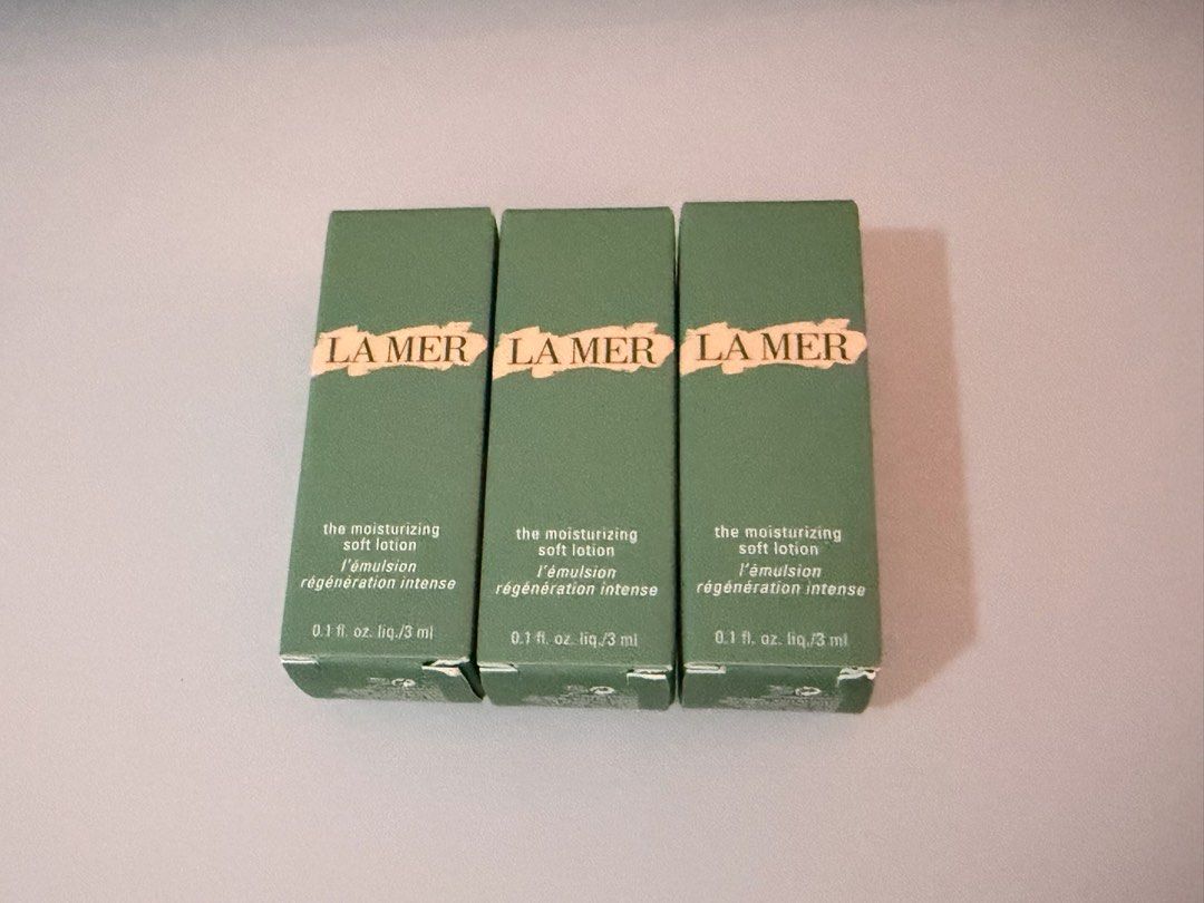 100% Authentic La Mer The Moisturizing Soft Lotion (3 ml) (Category: Face Care) located in Quezon City. Submitted by daiannic (Listing ID 1457200083, Image 2). Description: La Mer The Mositurizing Soft Lotion (3 ml) • Php 500 only per pc • 100% original / authentic from USA • selling below srp • location: Quezon City (lalamove or J&T delivery).