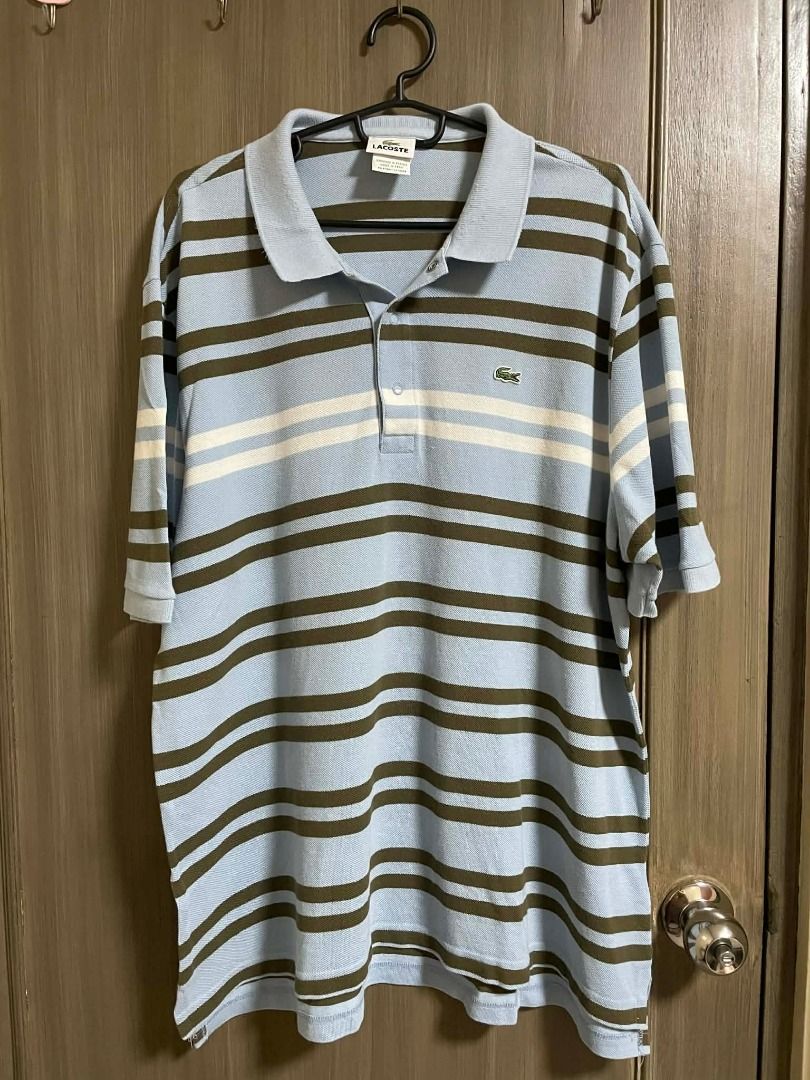 LACOSTE POLO SHIRT (Category: Tshirts & Polo Shirts ) located in Caloocan City. Submitted by chapter_01 (Listing ID 1457188815, Image 1). Description: - Authentic - No issues, Slightly used only Size: Large to XL 22 width x 26 length - Negotiable.
