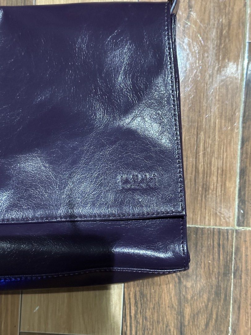 Leather Purple Bag (Category: Cross-body Bags) located in Quezon City. Submitted by shopalmostfriday (Listing ID 1457156964, Image 2). Description: .