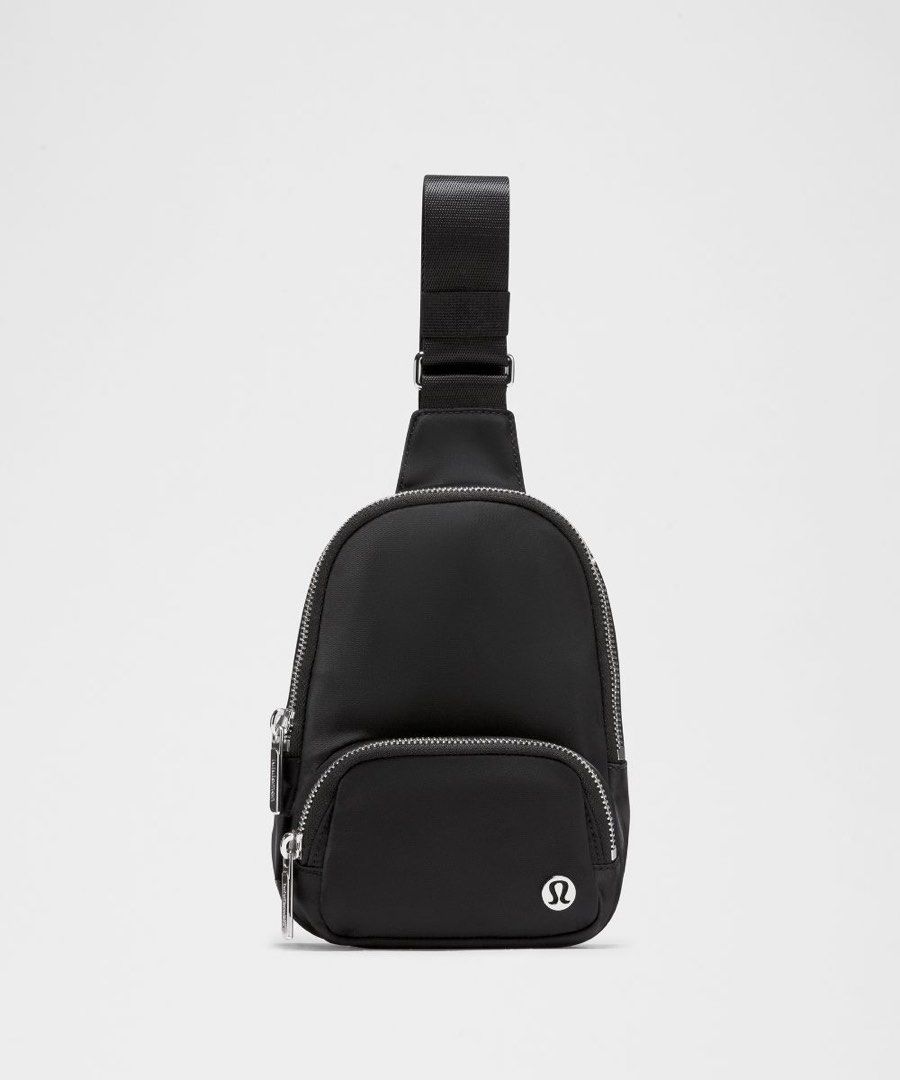 Lululemon Everywhere Sling Bag Small 2L (Category: Cross-body Bags) located in Manila. Submitted by lovekara (Listing ID 1457244351, Image 1). Description: First to Pay Colors Available -Navy -Red -Taupe -Pink.