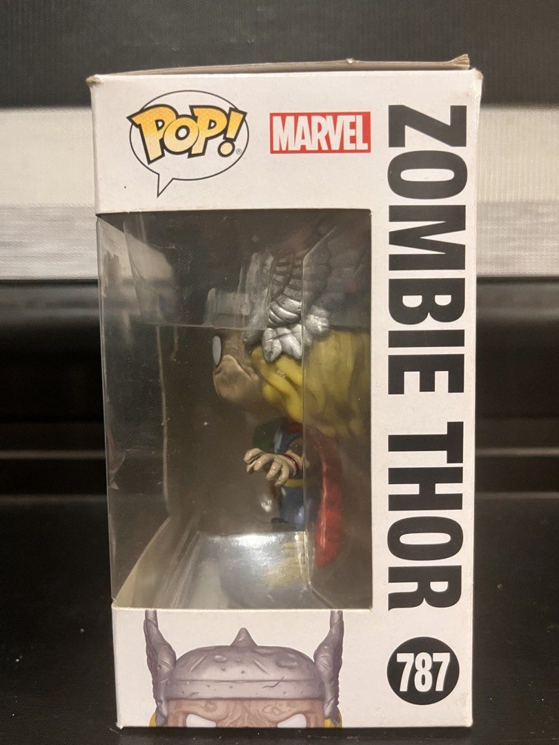 Marvel Funko Pop Zombie Thor (Category: Designer & Blind Box Toys) located in Manila. Submitted by ezbricks (Listing ID 1457280224, Image 2). Description: Zombie Thor Funko Pop Some creases on the box J&t Shipping Free Shipping.