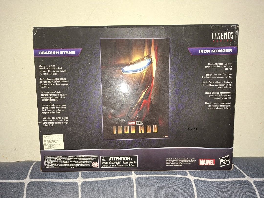 Marvel Legends Iron Man Obadiah Stane & Iron Monger Action Figures (Category: Figurines & Statues) located in Mandaluyong City. Submitted by elitecollections (Listing ID 1457164199, Image 2). Description: for sale brandnewsealedunopened - Marvel Legends Iron Man Obadiah Stane and Iron Monger action figure set. - Part of The Infinity Saga collection. - Includes Obadiah Stane figure with briefcase. - Includes the powerful Iron Monger figure. - A mu