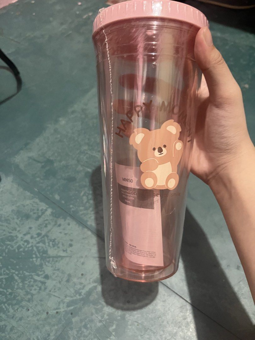 miniso tumbler (Category: Water Bottles & Tumblers) located in Las Pinas. Submitted by shrimponigiripork (Listing ID 1457192773, Image 1). Description: Original price: P349 Selling price: P250 Brand new 1 pc. available.
