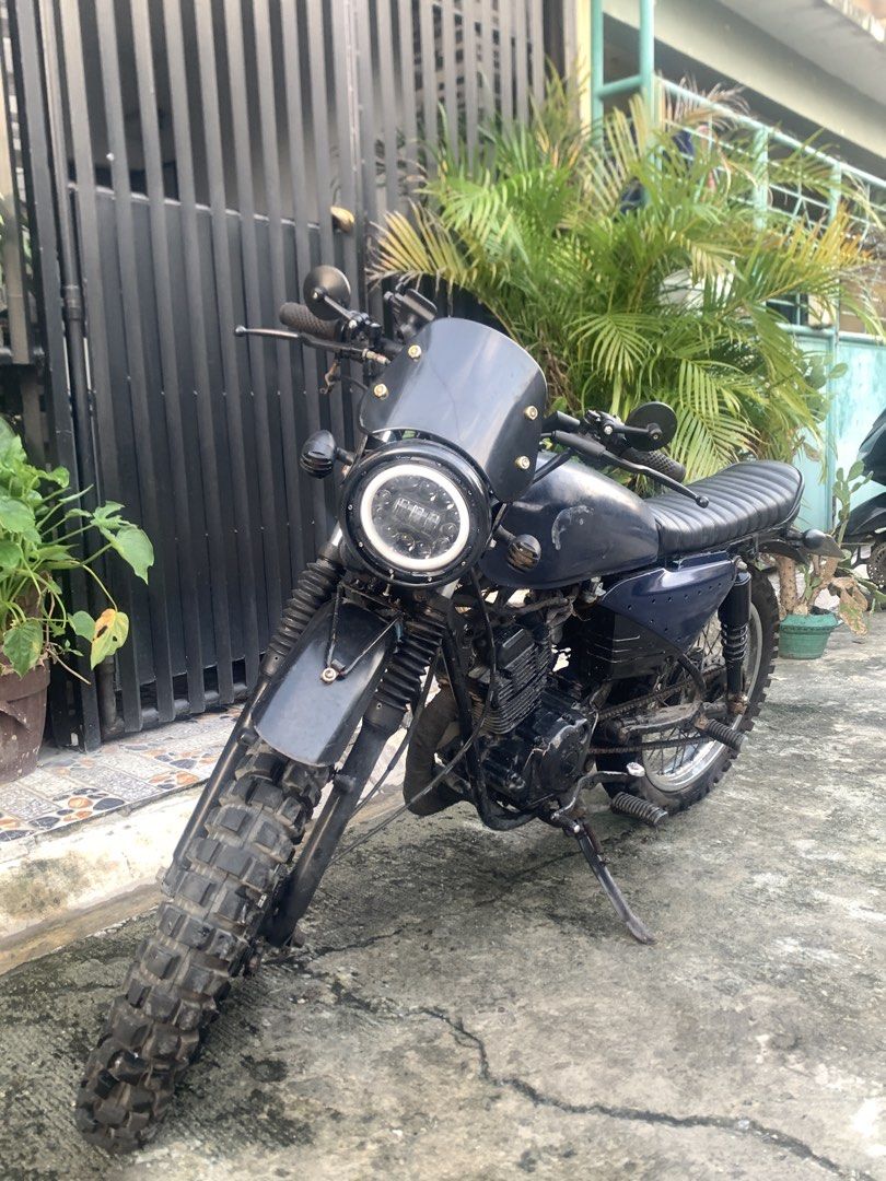 Modified 2003 Yamaha STX Super Gas Saver (Category: Motorbikes for Sale) located in Imus. Submitted by vblackfire23 (Listing ID 1457308313, Image 2). Description: Modified Yamaha STX Super Gas Saver Price: ₱22,000 Includes: - Complete Papers - All parts brand new - Modified to off-road - w/ accessories as inclusions Issues: - Hard-starting on engine - Minor rust on some parts and stains Can do meetups: Imus, Cavite area.